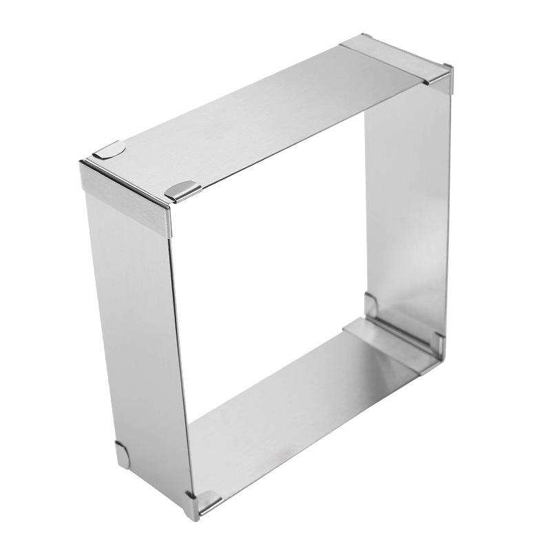 Stainless Steel Adjustable Telescopic Rectangular Mousse Cake Mold