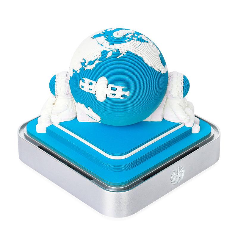 3D Stereoscopic Sticky Note Sculpture 2026 Calendar: Creative Tear-off Convenience Pad and Desktop Ornament