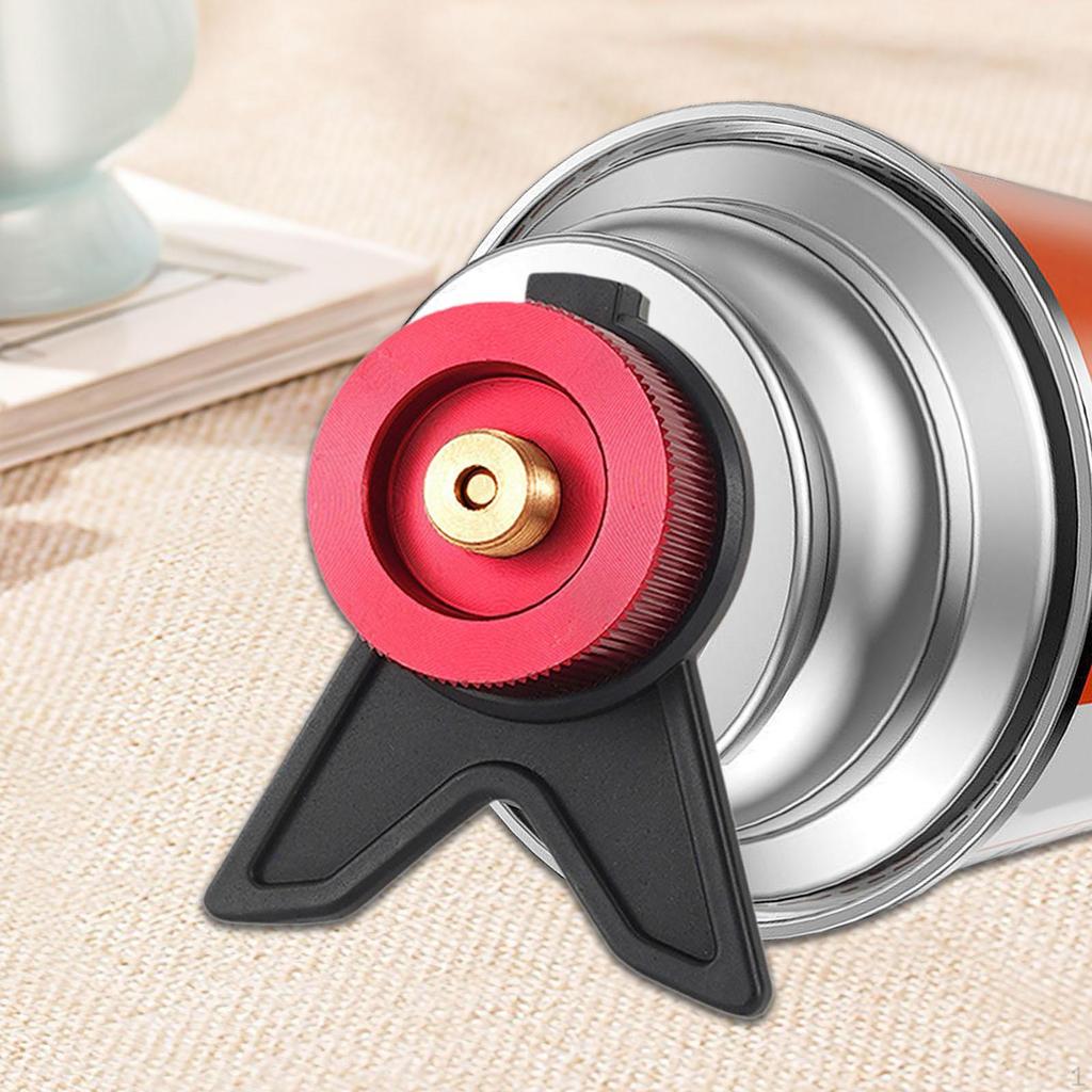Camping Adapter Gas Refill Aluminum Alloy Butane Converter for Cooking Cookware