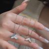 925 Sterling Silver Mermaid Tail Shell Necklace with Diamond Pendant for Women - Fashionable Clavicle Chain Jewelry