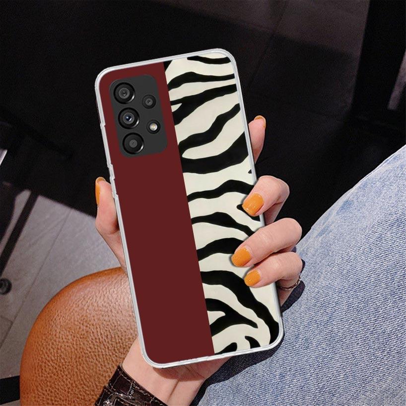 Leopard Print Phnoe Case for Samsung Galaxy A17 A37 A57 A16 A26 A36 A56 A15 A14 A13 A55 A54 A53 A35 A34 A33 A25 A24 A23 A52 Gala