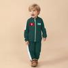 Kinder-Set mit Reißverschluss, Sweatshirt, Kapuzenpullover, sportlichem Freizeit-Sweatshirt und Hose und Kurzarmhemden