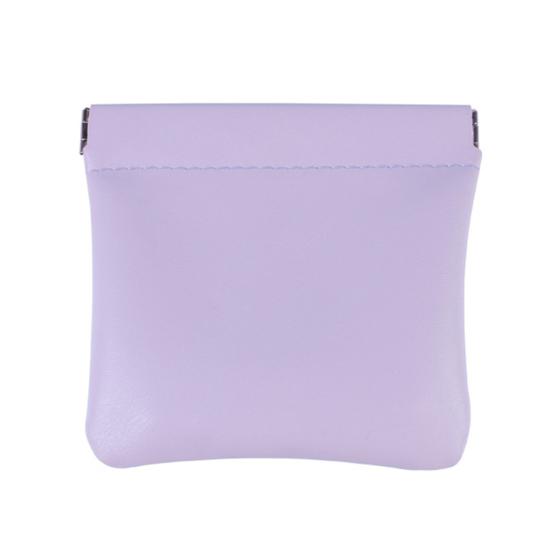 Snap Closure Pouch Faux Leather Mini Cosmetic Bag Waterproof Self-Closing Organizer Pouch for Coin
