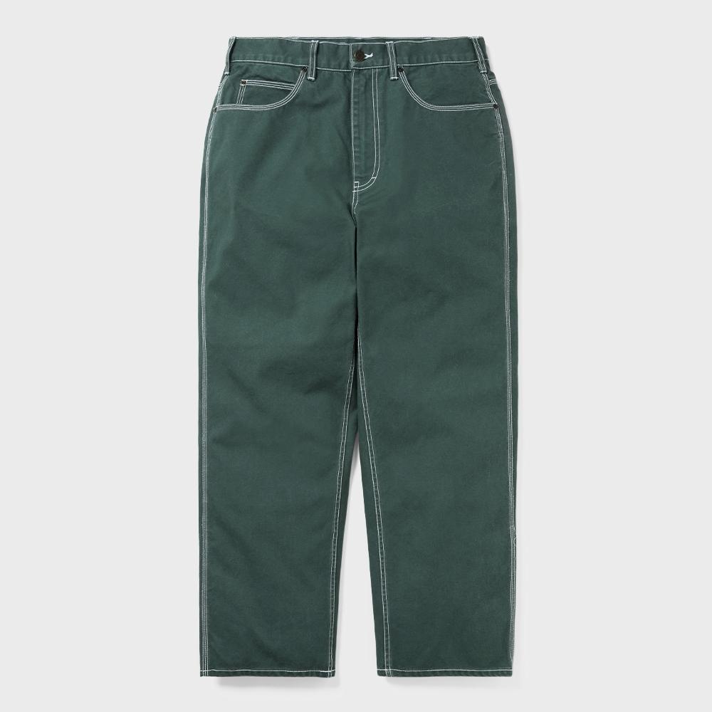 Эти брюки с контрастной строчкой, зеленые S