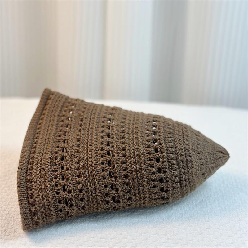 Chapeau de soleil pliable respirant et creux pour l'été, idéal pour les voyages, les vacances à la mer ou la plage