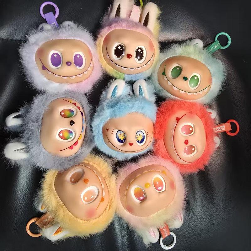 

Трендовый плюшевый брелок Лабубу: Настраиваемая красочная виниловая кукла ню