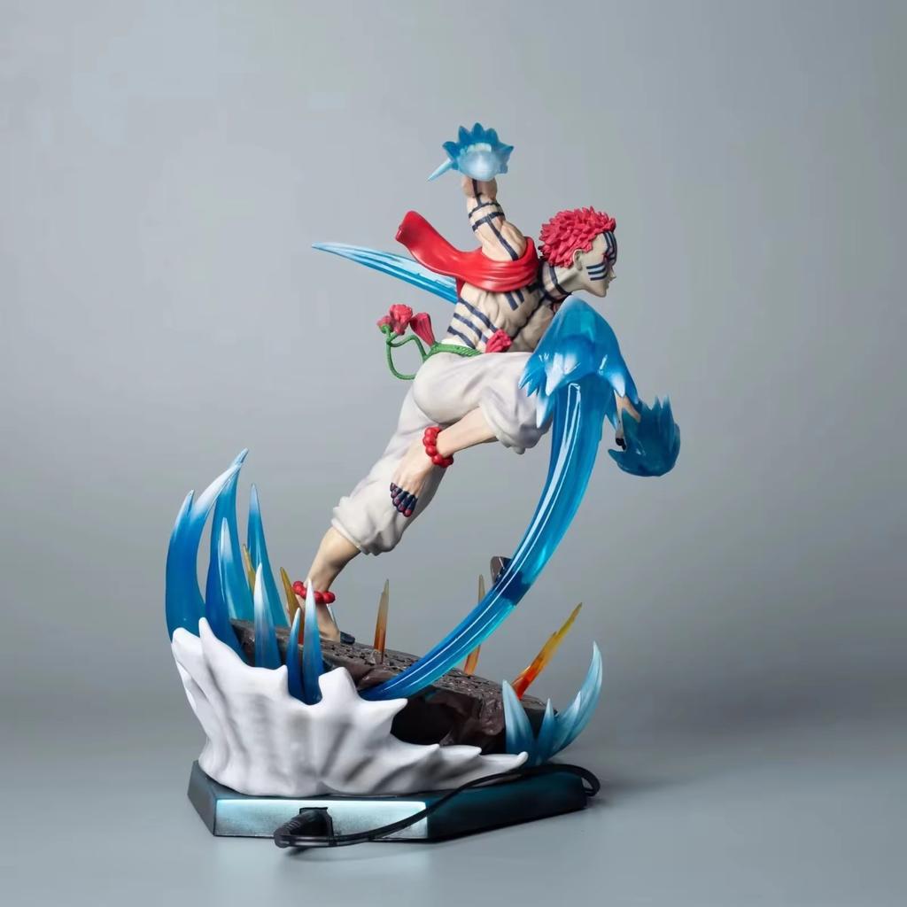 Anime Figur Enmu Akaza GK Action Figur Statuette PVC Sammelpuppe Modell Ornament Schreibtischspielzeug Geschenk