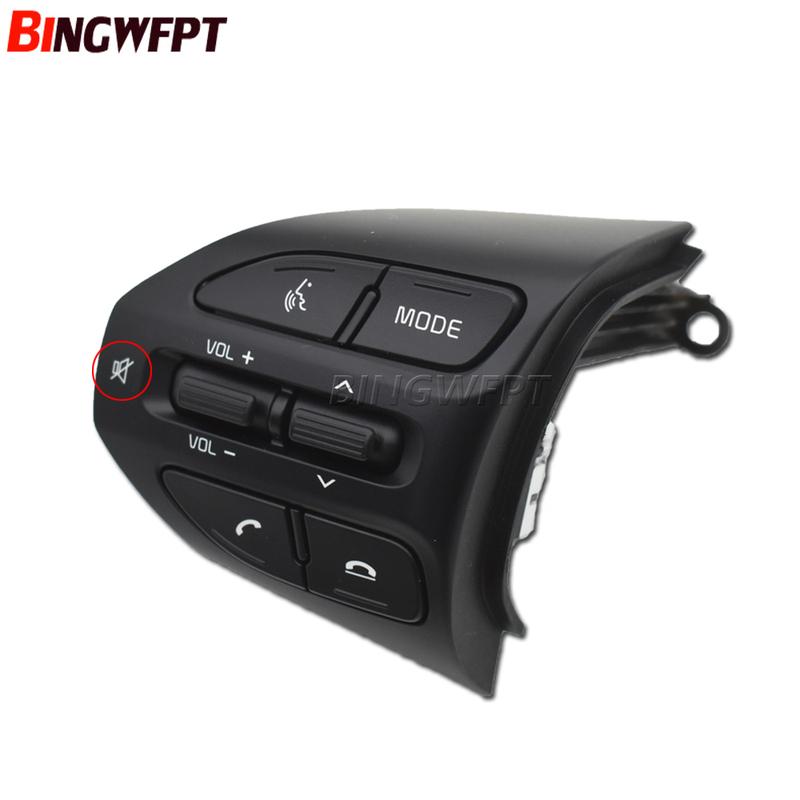 For KIA K2 RIO 2017 2018    Car Multi Function Steering Wheel Audio Volume Music Buttons