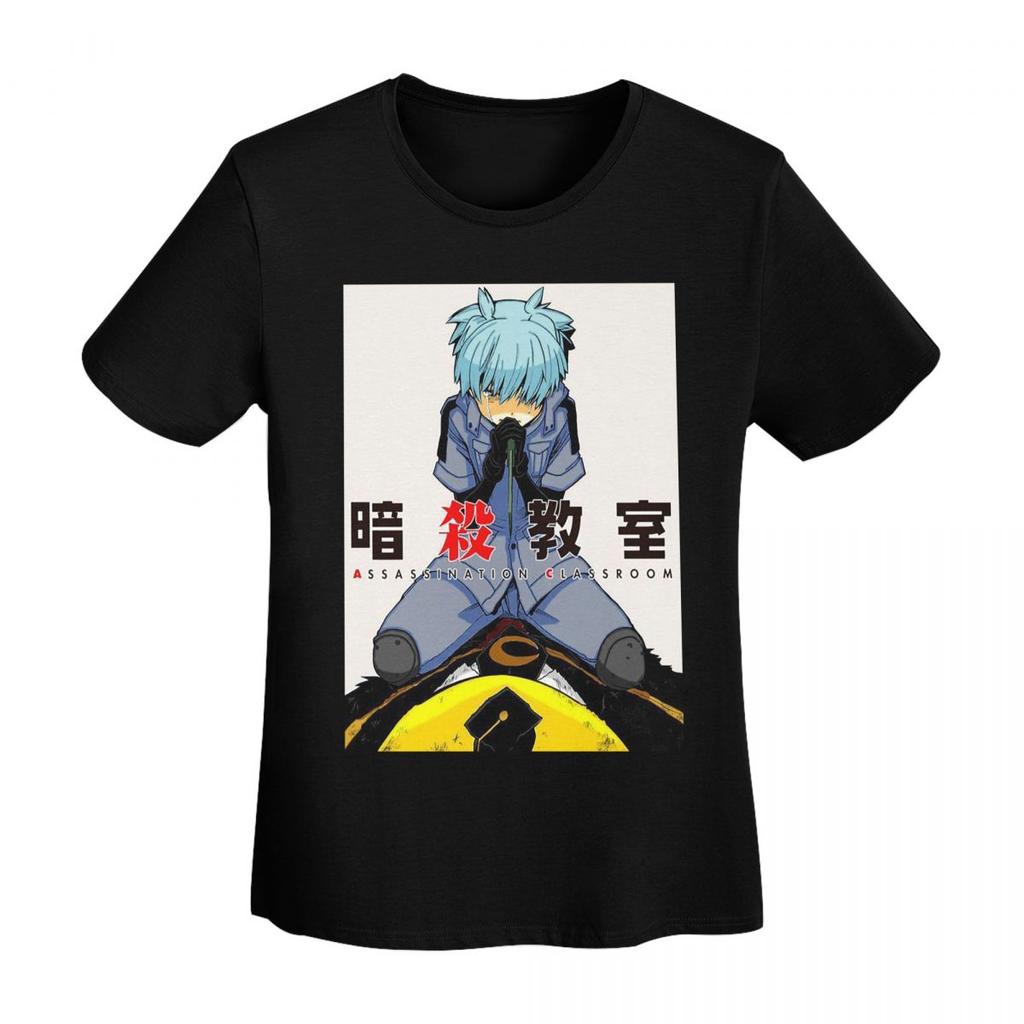Assassination Classroom Octopus Koro Sensei TShirt Women Short Sleeve T Shirts Crew Neck Clothing Cotton Summer Tees Streetwear