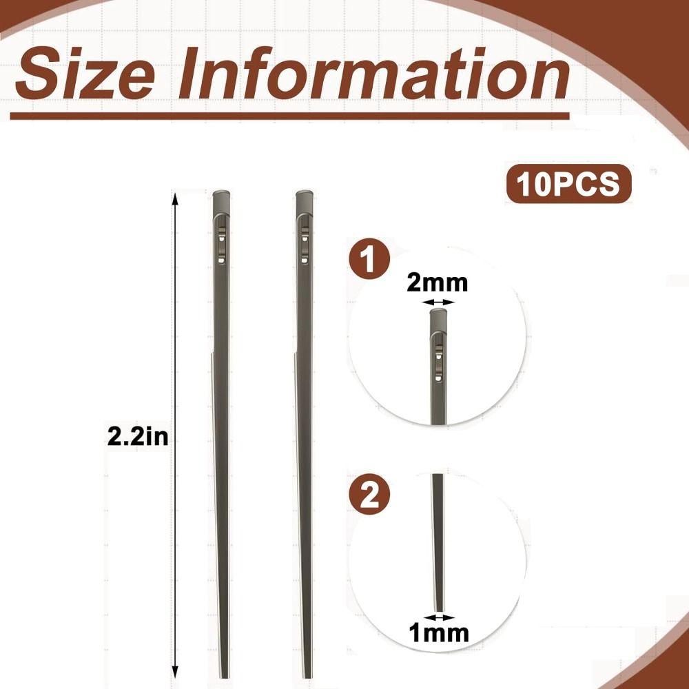 Flat Steel Needle Steel Sewing Needle Leather Craft Leather Needle  Leather Tooling Kit