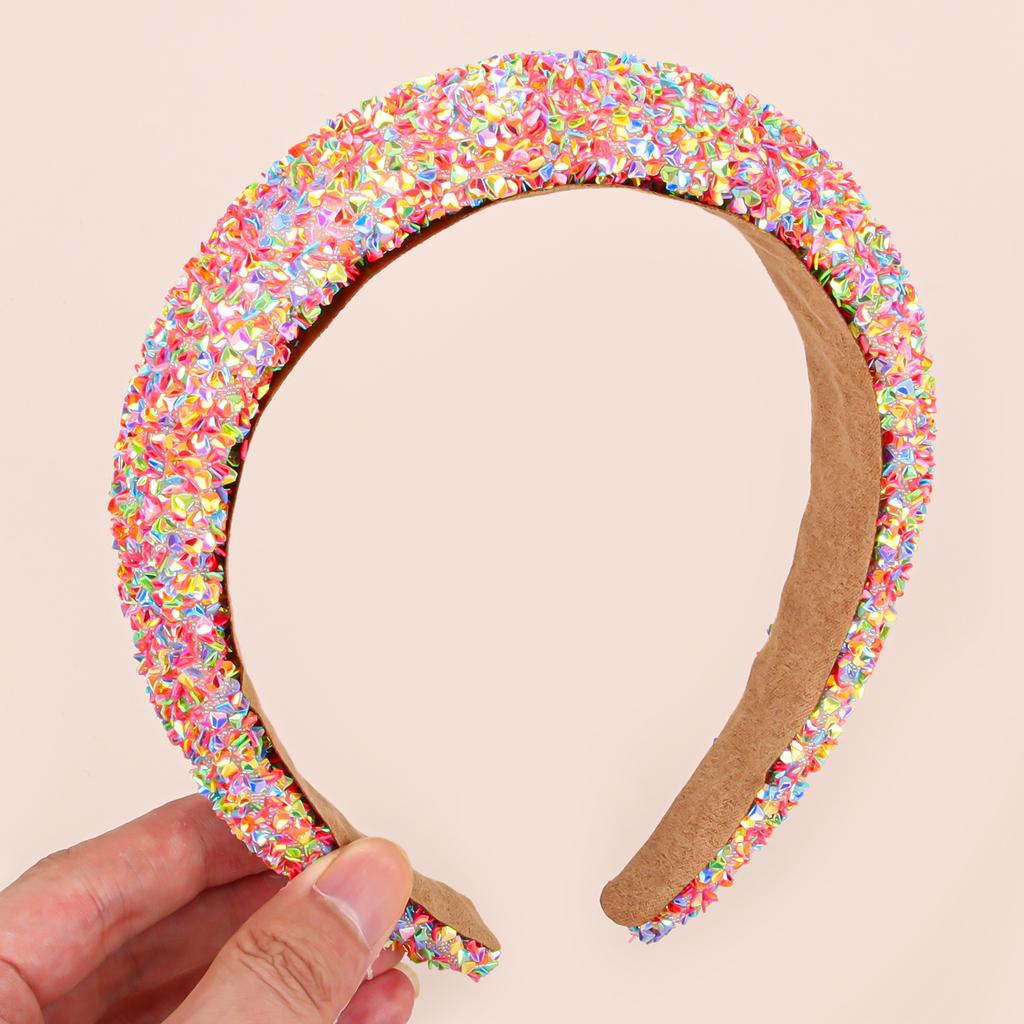 Damen Schwammgepolsterte Haarbänder Mädchen Breite Stirnbänder Bonbonfarbene Stirnbänder Erwachsenen Haarschmuck Accessoires für Frauen Mädchen
