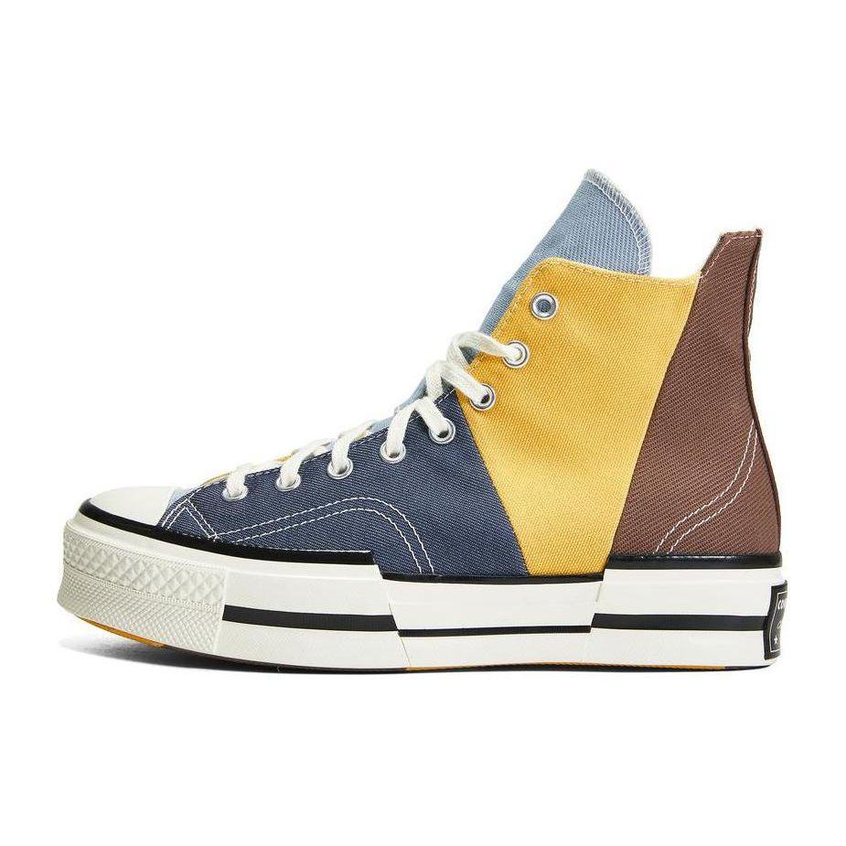 

Кроссовки унисекс Converse Chuck 70 Plus High Material Mashup Коричневые землисто-коричневые темно-синие A02871C 39