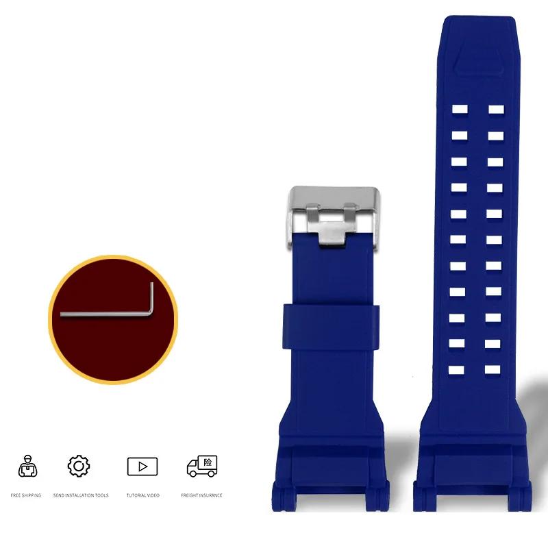 Watchband For Casio G-SHOCK Kong GR-B200 Series Sports Waterproof Resin Silicone Watch strap with Accessories Men's Bracelet