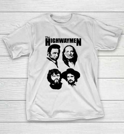 The Highwaymen Tour 1990 White Color 1side T-Shirt Unisex Unisex T-Shirt XXXXL