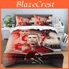 Cristiano Duvet Ronaldoo Bedding Set Set Single Double Bed King Size Bed Set Adult Boys Bedroom Duvet Cover Pillow Case