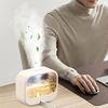Aroma Diffuser with Landscape, 7 Color Flame Humidifier, 250ml Essential Oil Diffuser with Auto Shut Off, Quiet Mist Humidifier for Home