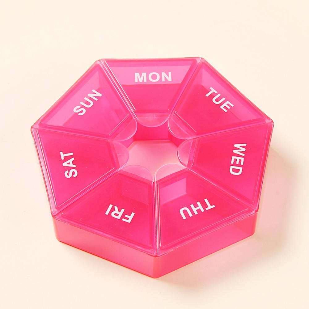 New Hot 7 Days 7 Grids Mini Premuim Portable Travel Vitamin Pill Box Cases Container Organizer Storage Tablets Medicine FishOils