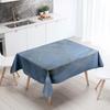 Marble Pattern Table Cloth Home Decor Stain Resistant Waterproof  Decoration Rectangular Kitchen Fireplace Countertop