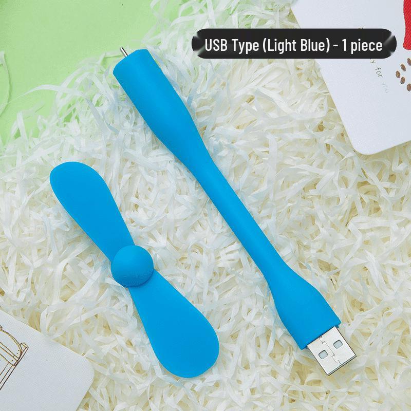 Compact USB Mini Fan: Portable, Silent, Strong Wind – Ideal for Students Regular