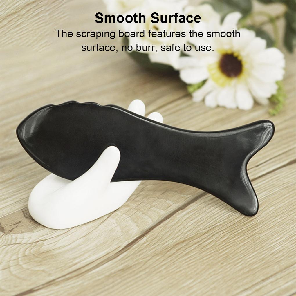 Scrapping Plate Fish Shaped Skin Massage Tools Neck Back Full Body Physical Massager for Personal Care
