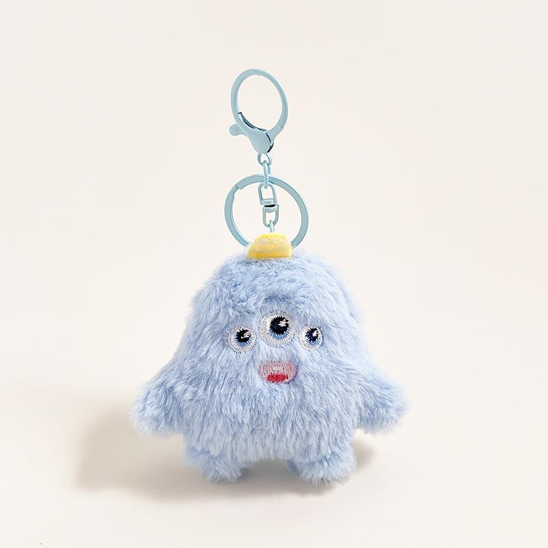 Plush Cartoon Keychain Pendant - Cute Gift Accessories for Bags