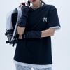 New MLB Set in Sleeve T Shirt Unisex Black 31TS03131-50L