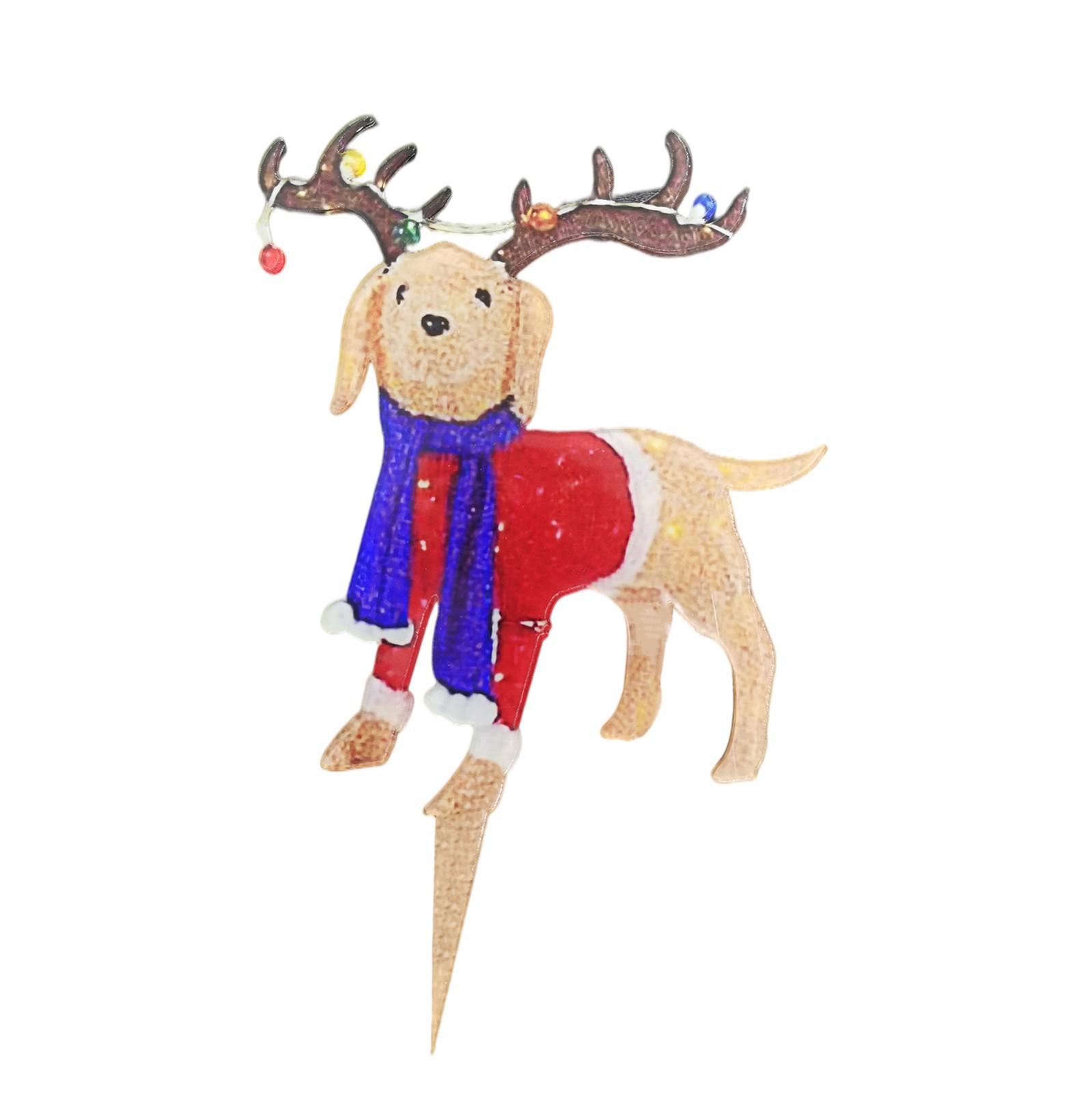 

Рождественское светящееся украшение в виде оленя Рождественское украшение хаки