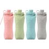 Portable Collapsible Silicone Water Bottle 600ml Hiking Camping Cycling Travel Outdoor Use