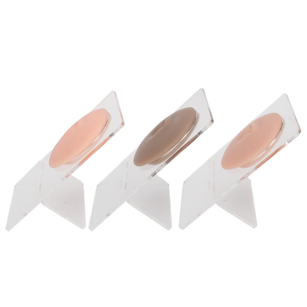 Silicone Belly Model 3D Piercing Practice Acupuncture Display Soft Belly Button Model for Teaching Belly Piercing Practice Model