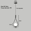Indoor LED Cord Pendant Lights Chandelier Lamp for with G9 Corridor Bedroom Living Room Nordic LED Hanging Lighting for Foyer