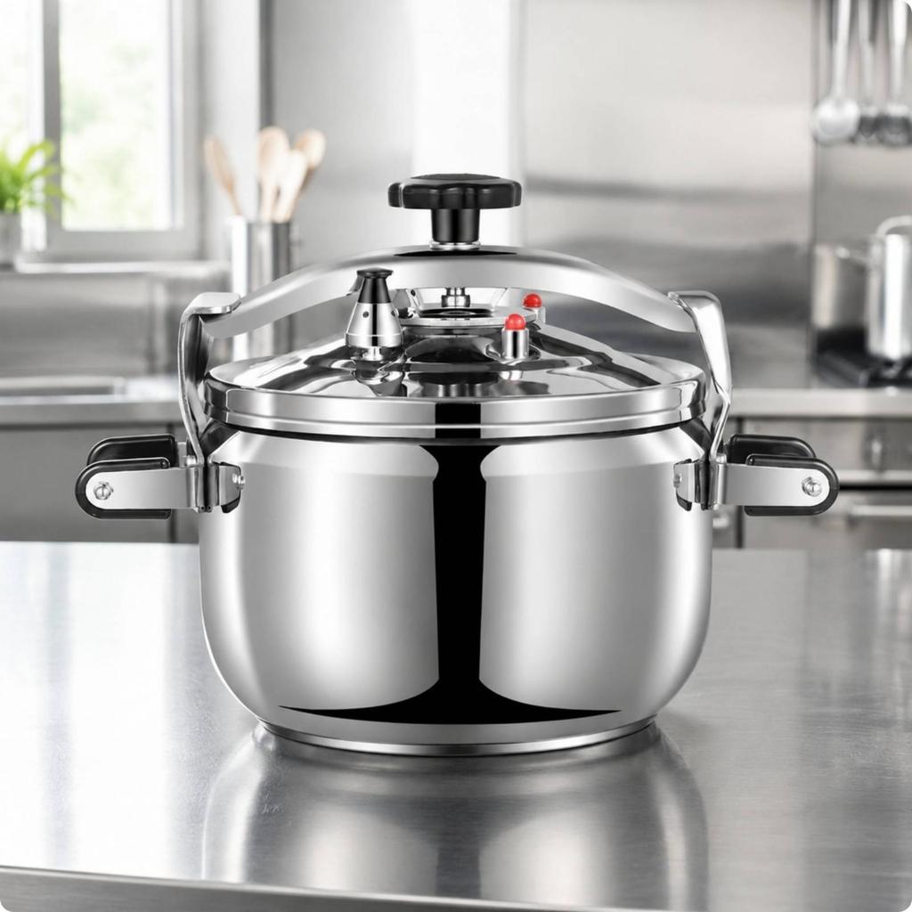 304 Stainless Steel Pressure Cooker Non-Electric with Locking