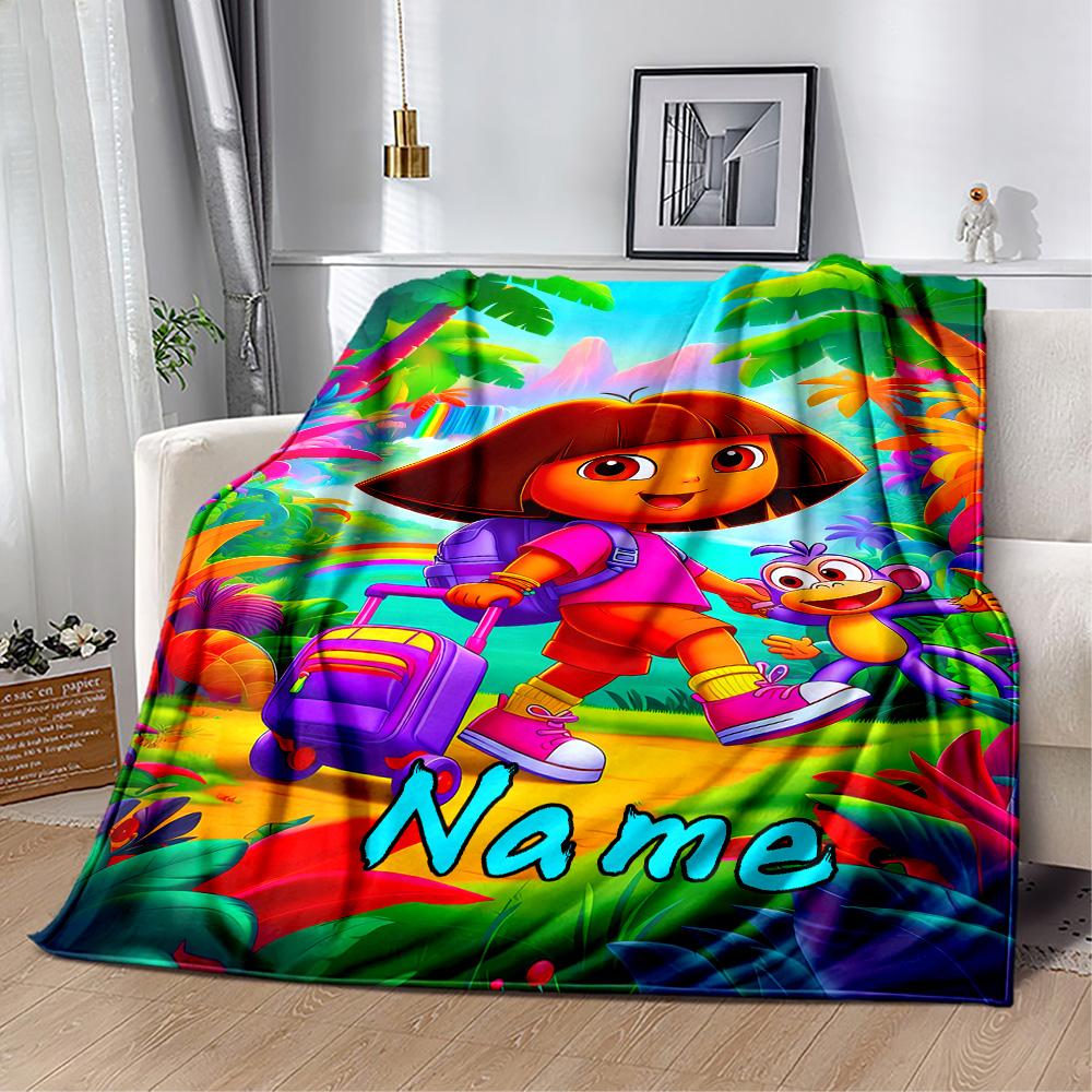 Journey Through Jungle Blanket Comfortable Great for Livingroom Picnics Seaside All-Season Use Modern Style Birthday Christmas Gift Blanket