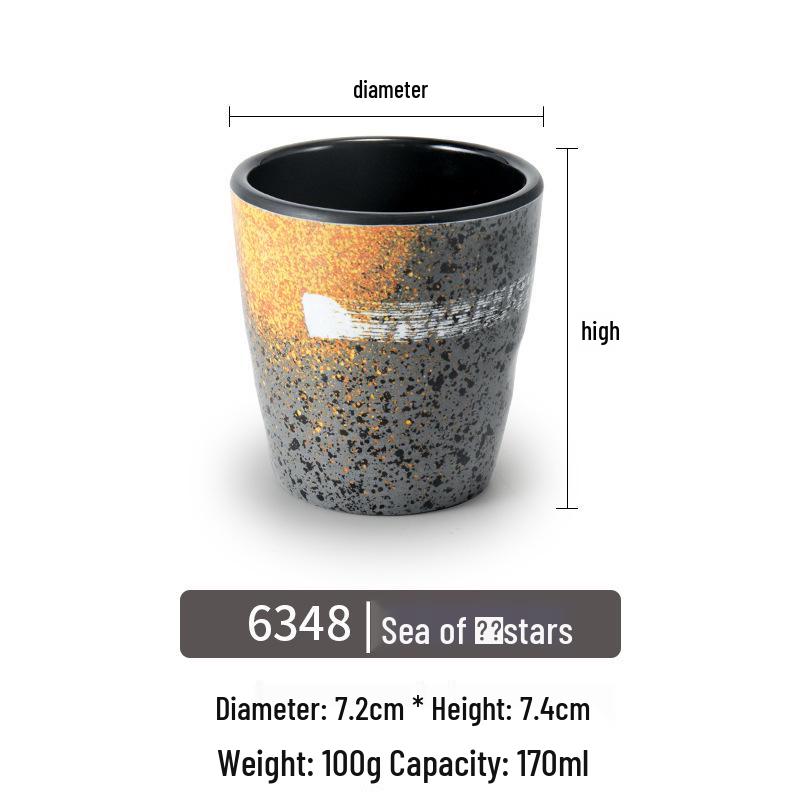 Melamine Japanese Style Tableware: Small Bowls, Plates, Spoons, Cups, Condiment Dishes, Soup Bowls, Rice Bowls for Hot Pot Restaurants.