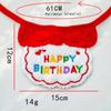 Dog Birthday Bandana Small Dog Birthday Hat Pet Happy Birthday Supplies Puppy Party Accessories Cat Accessories Pet Decoration