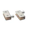 Stainless Steel Glass Door Clamp Display Cabinet Shaft Clamp Glass Cabinet Door Shaft Hinge Display Cabinet Accessories