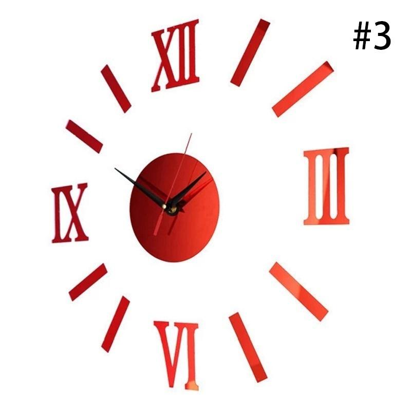 Home Decoration Wall Clock Big Mirror Wall Clock Modern Design Large Size Wall Clocks DIY Wall