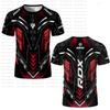 RDX Kampfwettbewerb New Jersey Fans Atmungsaktives T-Shirt Herren und Damen Freizeit Rundhals Kurzarm Boxen Top
