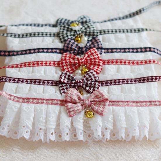 Pet Collar Lace Edge Decorating Fashion Pet Bibs Scarf Handcrafted Wreath Accessories for Outside