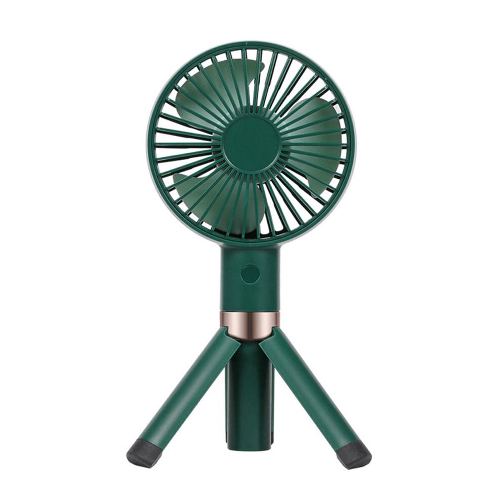 2-in-1 Reiseventilator USB wiederaufladbar Mini faltbarer Schreibtischventilator Camping Wandern Handventilator