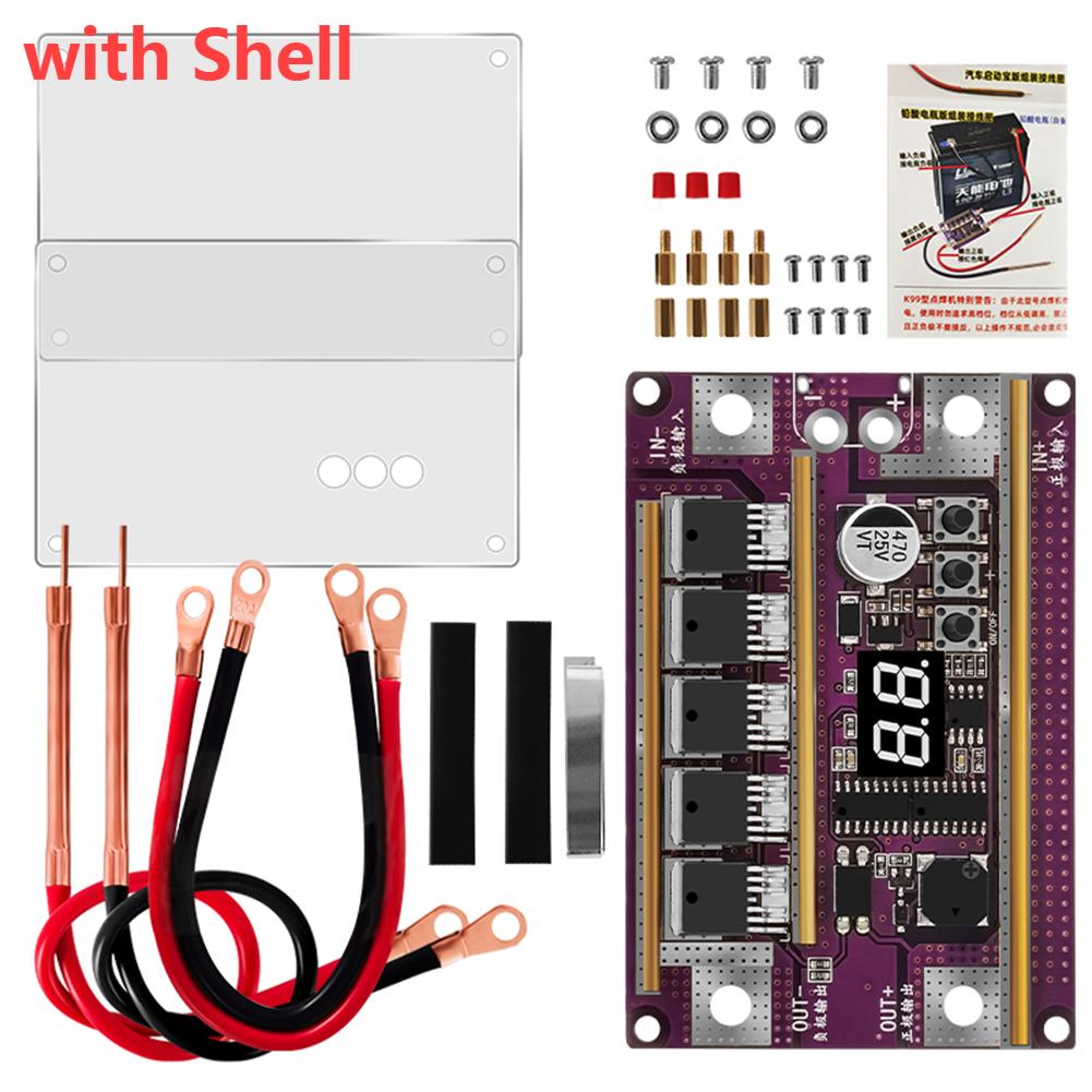 Mini Aparat de Sudură prin Puncte pentru Kit Placă de Control Baterie Litiu 18650 99 Trepte Ajustabile Mașină Digitală de Sudură prin Puncte Foaie de Nichel