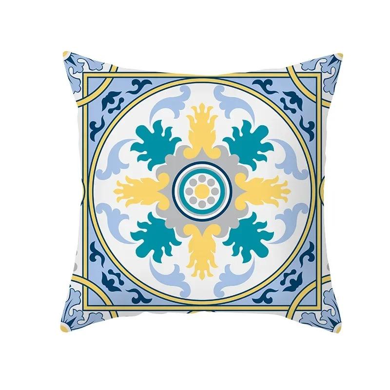 Home Decor Exquisite Patterned Decorative Throw Pillow Covers Pattern Cushion Cover Suitable For Sofa Bedroom Car Pillow Cover