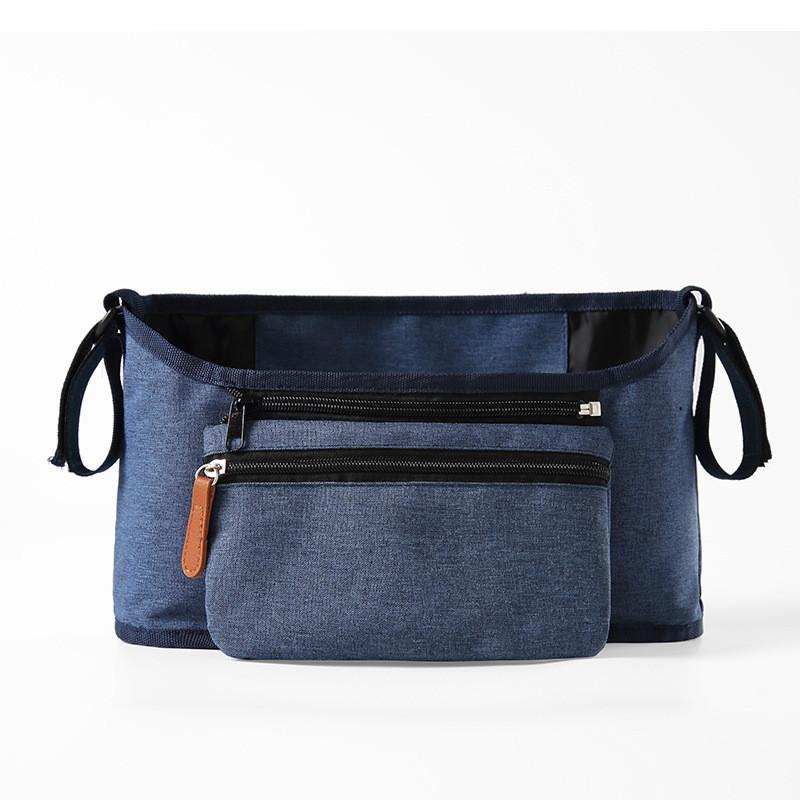 Baby Stroller Organizer Bag With Oxford Fabric Storage For Traveling And Shopping