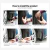 Auto Exterior Parts Car Mud Flaps Mudguard Splash Guards Black ABS 4 Piece Set For Hyundai CACCENT Verna 2010-2014 Accessories
