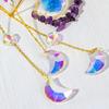 Garden Rainbows Prisms Suncatchers Outdoor Hanging Crystal Catchers Pendants Wind Chimes Catching Ornaments Home Party