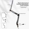3 Lighting Modes LED Desk Lamp with Clamp Dimmable Adjustable Clip Folding Clip on Light Energy Saving Portable