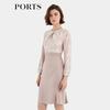PORTS Women's 2022 Autumn/Winter V-Neck Dress