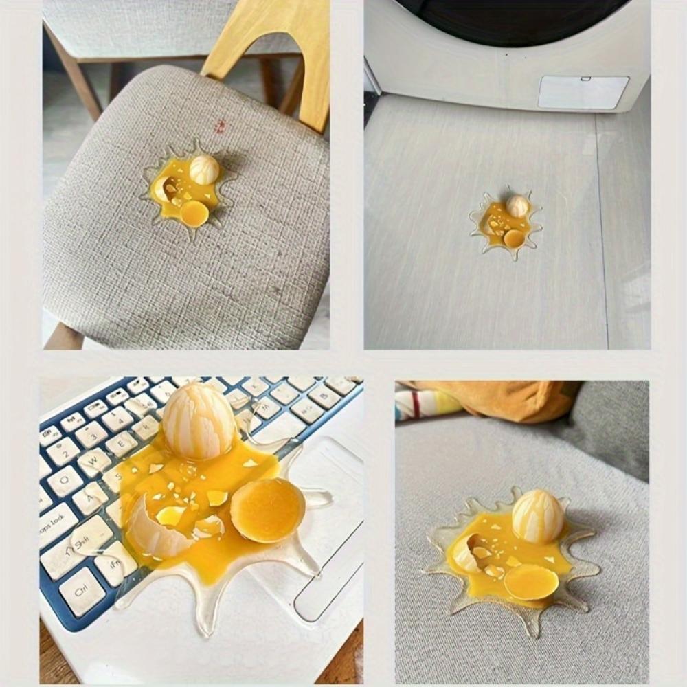 Mizah Kırık Yumurta Şakası Cep Telefonu Tutucu, Evrensel Cep Telefonu Tutucu, Yenilik Taklit Oyuncak Aksesuarları, Dayanıklı Malzemeler