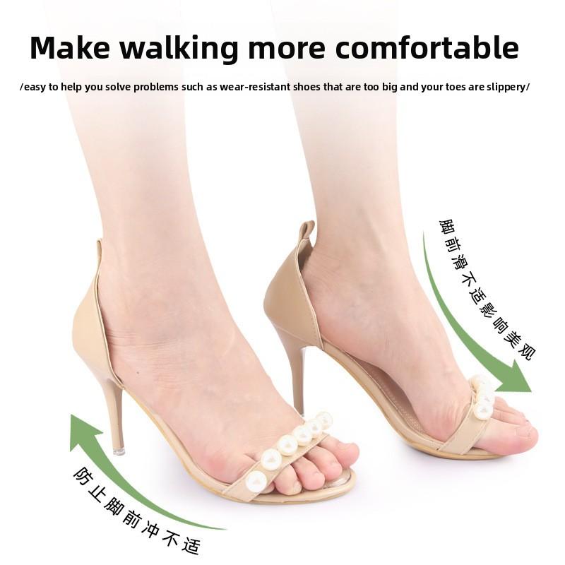 Transparent GEL Half Size Pad Women High Heels Anti Pain Sticky Non Slip Insole Front Foot Pad Soft Comfort Cushion