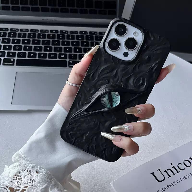 

Чохол iPhone 17 Pro Max «Око Диявола»: Матовий спрей-фарба Гальванізований Ударостійкий М який чохол iPhone 13 Pro