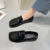Spring New Style Vintage Flats Women's Shoes Single Strap British Style Leisure Shoes Toe Shape Other Rubber Upper Material